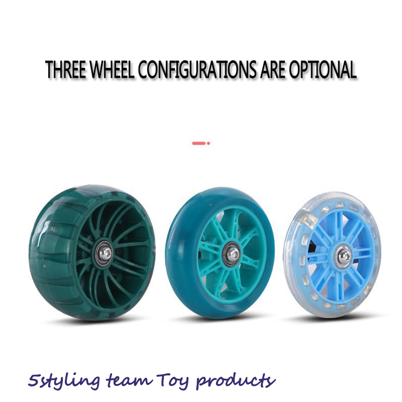 Νέες παιδικές σκούτερ αποσπώμενες τρεις τροχούς νάιλον πλάκα βάσης πεντάλ σκούτερ απευθείας πωλήσεις κατασκευαστή