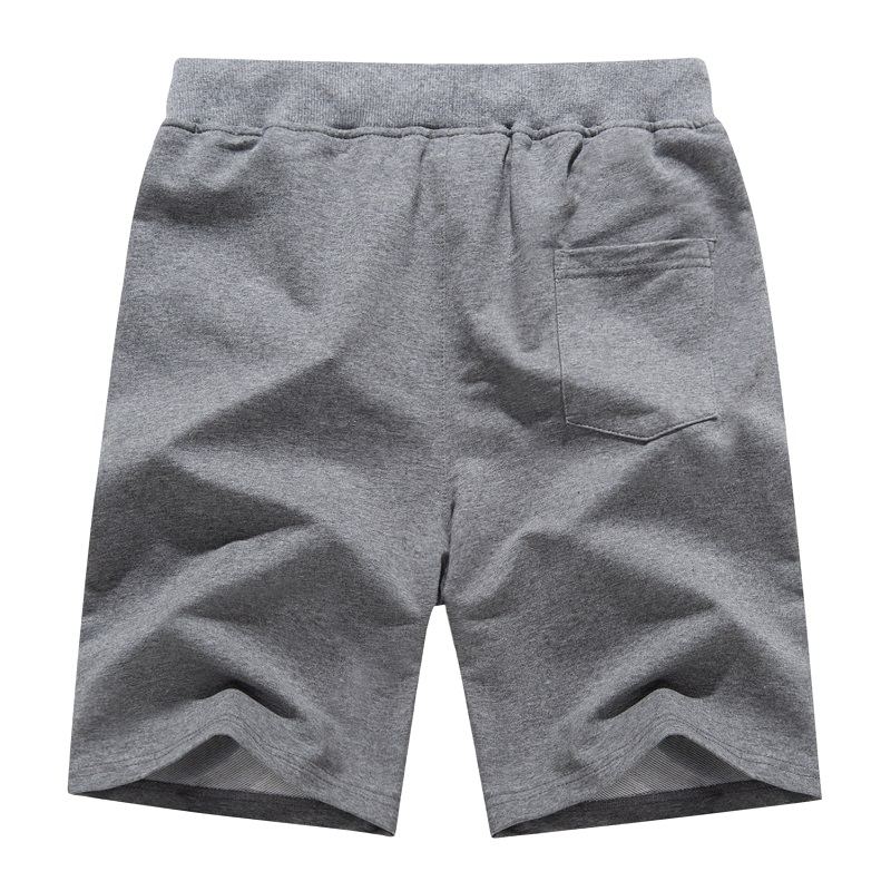 Mens Cotton Joggers Casual Workout Shorts Running Shorts with Zipper Pockets Loose Leg Bottom Activewar