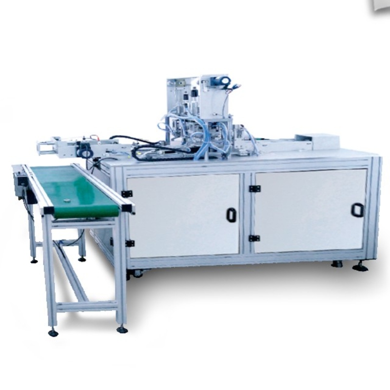 SCPMKZ-16 Αυτόματη μηχανή συγκόλλησης εξωτερικού βρόχου μάσκας προσώπου υψηλής ποιότητας χαμηλού κόστους αυτόματα