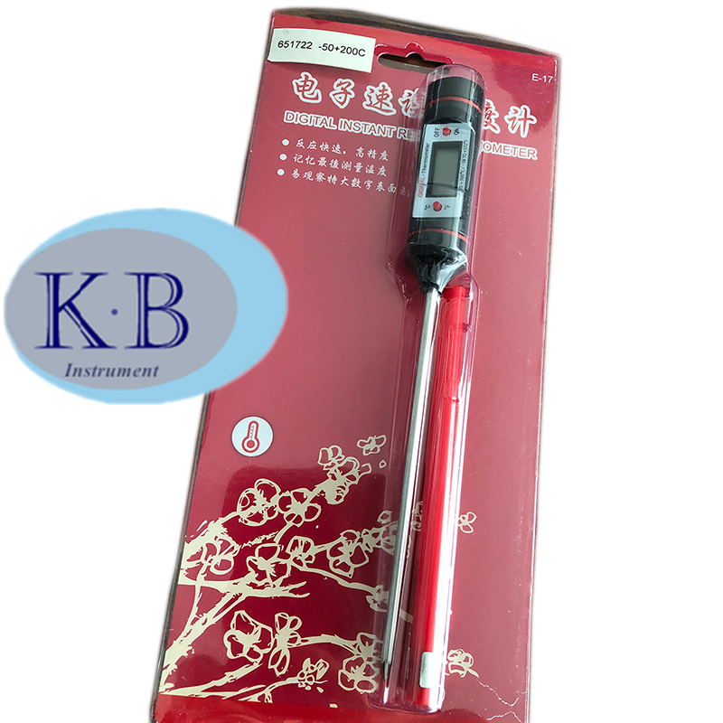 Θερμόμετρος κρέατος Στιγμιαίο ανάγνωσμα μαγειρικής Ψηφιακό Θερμόμετρο Ποδοσφαίρου Ποδοσφαίρου για την κουζίνα BBQ