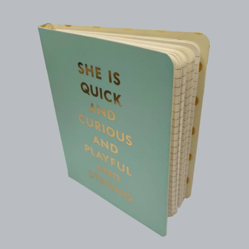 Στοίβαξη χρυσού με συνδετικό σημειωματάριο (coil) ρετρό ημερολόγιο