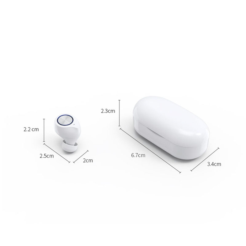 TWS Bluetooth ακουστικό TW60 HD Ποιότητα ήχου Mini Design Touch Λειτουργία