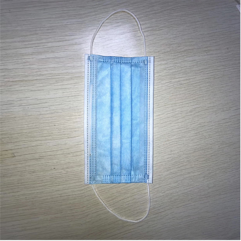 Μάσκα μίας χρήσης τρία στρώματα προστατευτικής μάσκας από γάζα βαμβακιού, αποτρέπει αποτελεσματικά τα βακτήρια, το σάλιο,