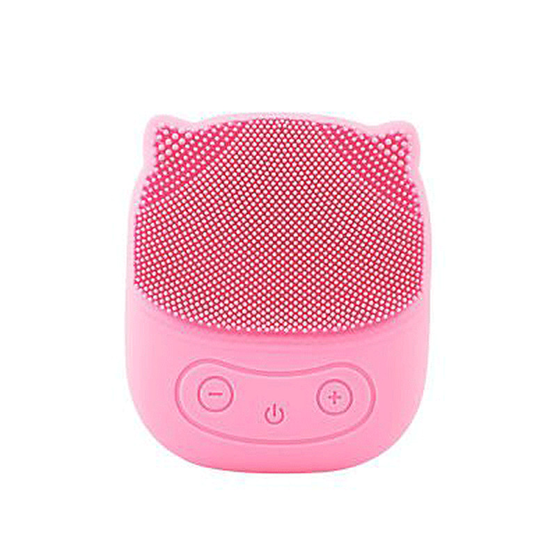 Αδιάβροχο φορητό πινέλο καθαρισμού προσώπου σιλικόνη ηχητική δόνηση μίνι καθαριστικό βαθύ πόρο καθαρισμό δέρματος μασάζ προσώπ...