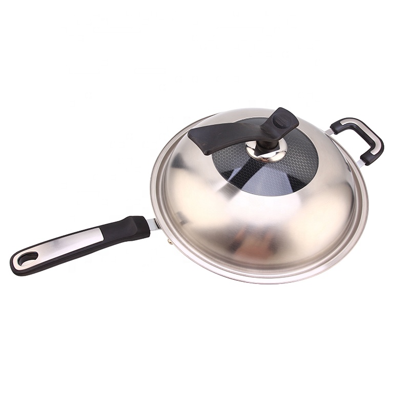 Full Screen HONEYCOMB WOK ΜΕ LIDS ΚΑΙ HELPER