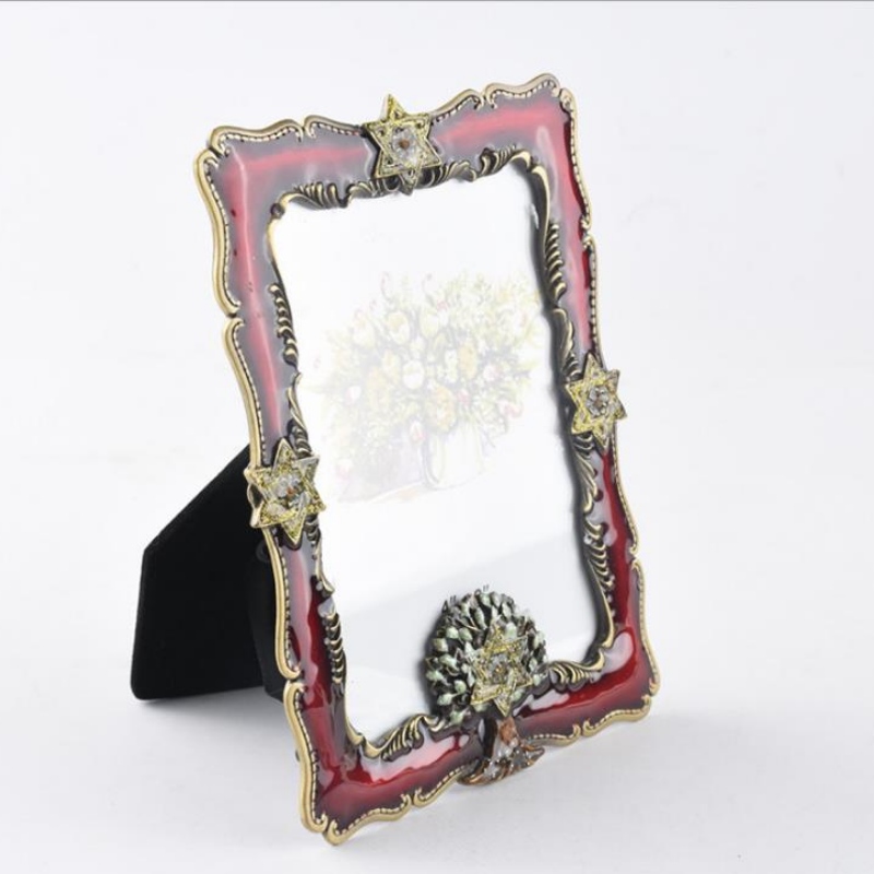 Παραγωγική απευθείας πώληση 6\7\ κράμα ψευδαργύρου φωτογραφικό πλαίσιο ευρωπαϊκού τύπου ηλεκτροεπίπεδη μεταλλική κορνίζα δημιου...