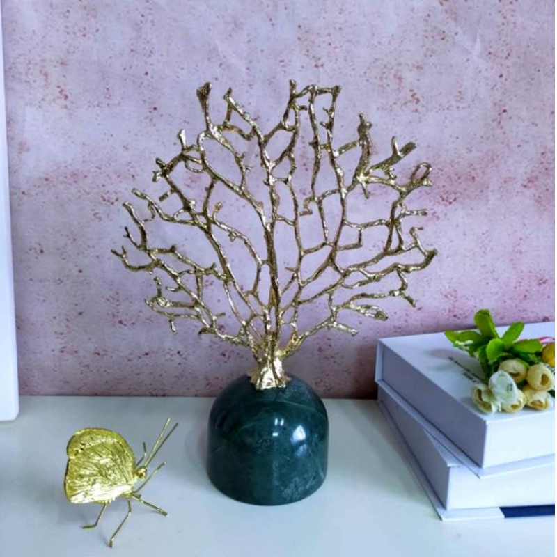 Ελαφρά πολυτέλεια, δημιουργικός μεταλλικός μάρμαρος, διακοσμητικά κοράλλια, κινέζικα μαλακά στολίδια, επίπλωση σπιτιού, σαλόνι, ...