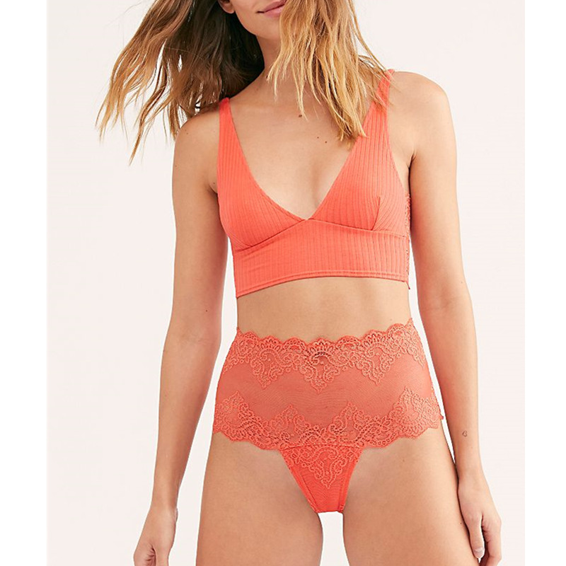 Λοιπόν, Υψηλή μέση στρινγκ με δαντέλα