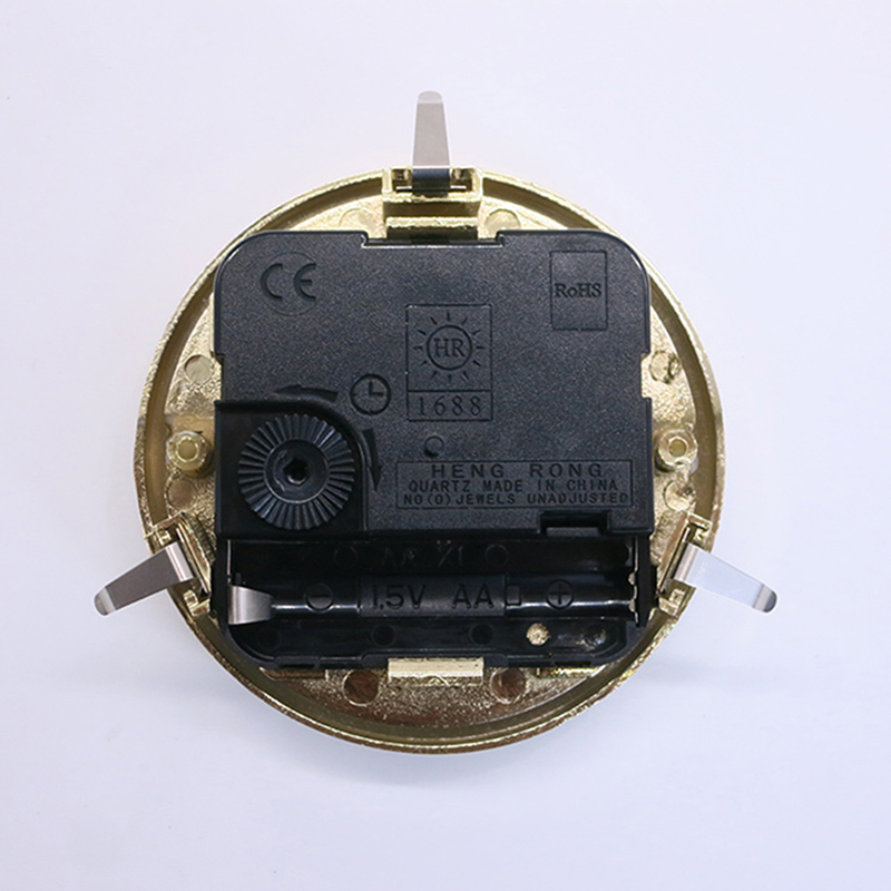 ένθετο ρολόι τοίχου χρυσού διαμέτρου 75mm