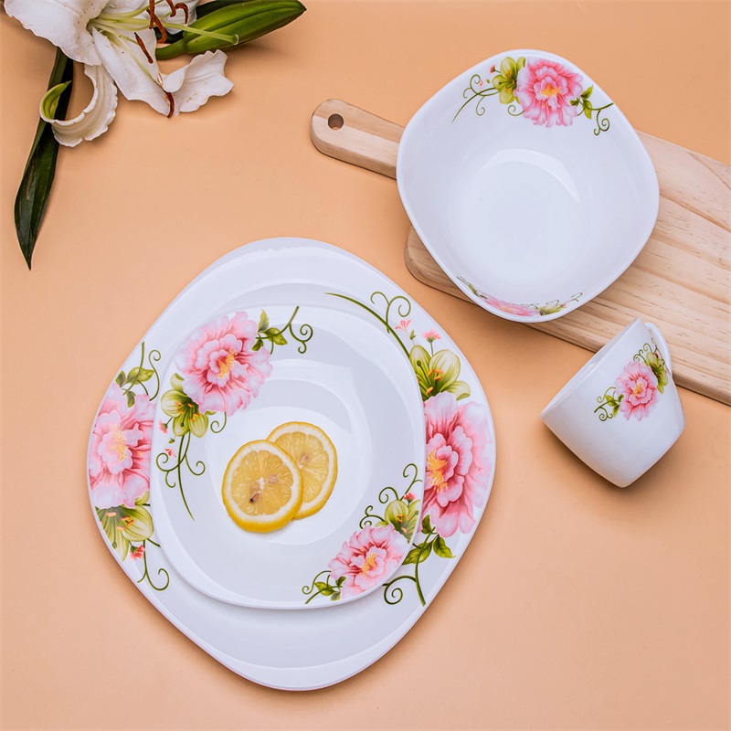 16F και Square Tender Set Heat Resistant Opal Glassware