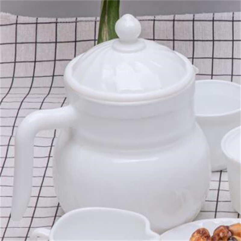 Συσκευές φαγητού για γυάλινα γυάλινα είδη από οπάλιο (Round Coffee Set)