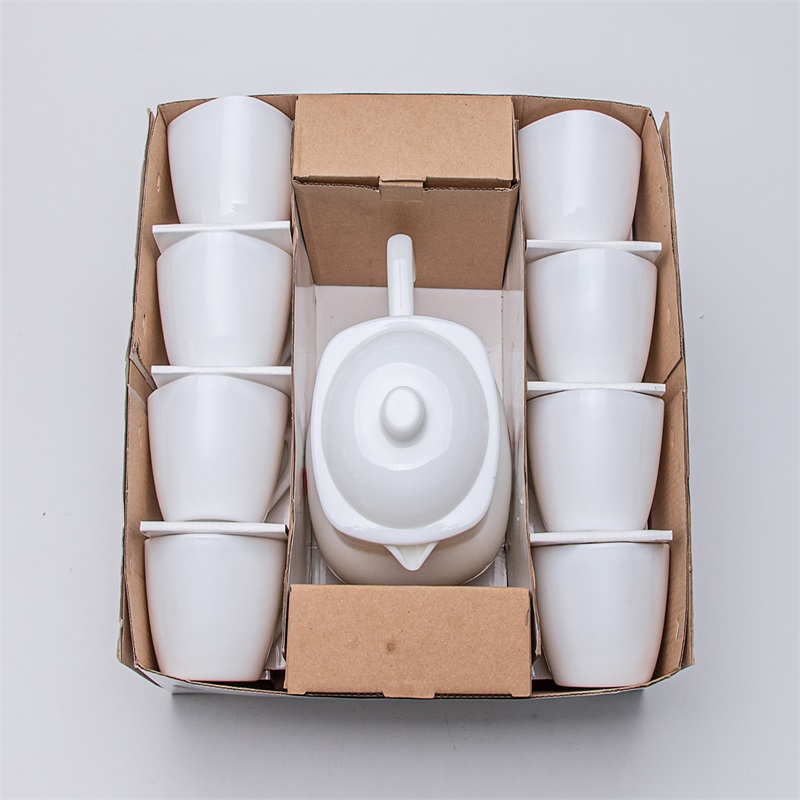 Συσκευές φαγητού για γυάλινα γυάλινα γυάλινα γυάλινα είδη (SQUARE COFFE SET)