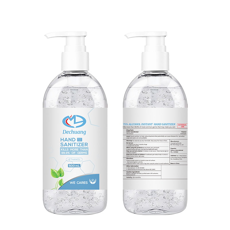 500ml 75% Αλκοολικό Στιγμιαίο Χέρι Σανitizer Gel