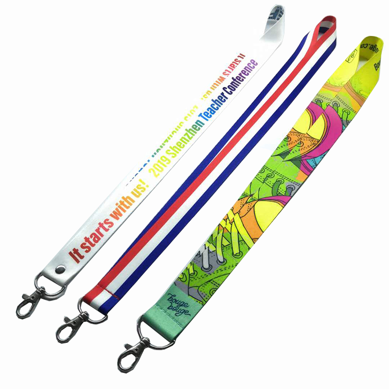 Εμπορική απευθείας πώληση προσαρμοσμένο λογότυπο κρέμας σχοινιού κρέμας ζώνης πολυεστέρα προσαρμοσμένο για την αλυσίδα χονδρι...