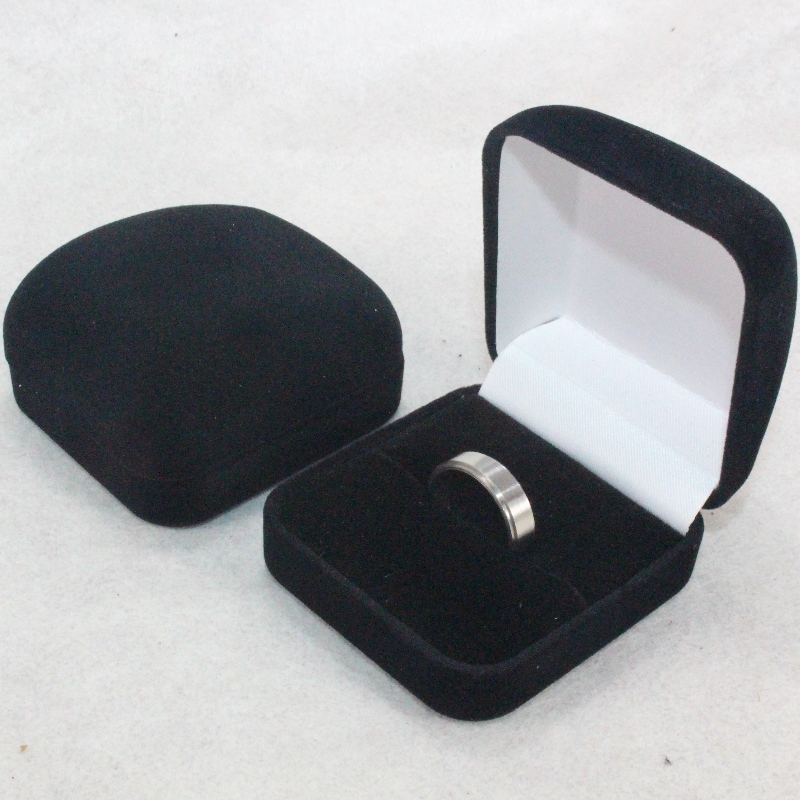 Στοιχείο F-2 στρογγυλό σχήμα Βελούδο κουτί για δαχτυλίδι, σήμα & μικρό νόμισμα, mm. 52 * 57 * 34, βάρη περίπου 27g