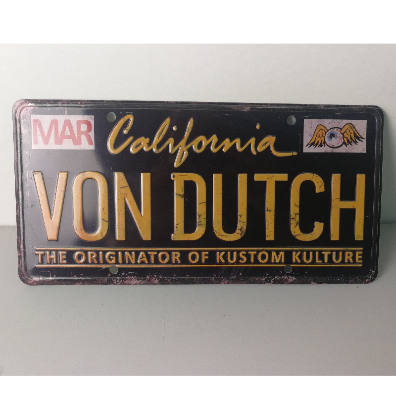 Αριθμός ανάγλυφης μεταλλικής πινακίδας αυτοκινήτου