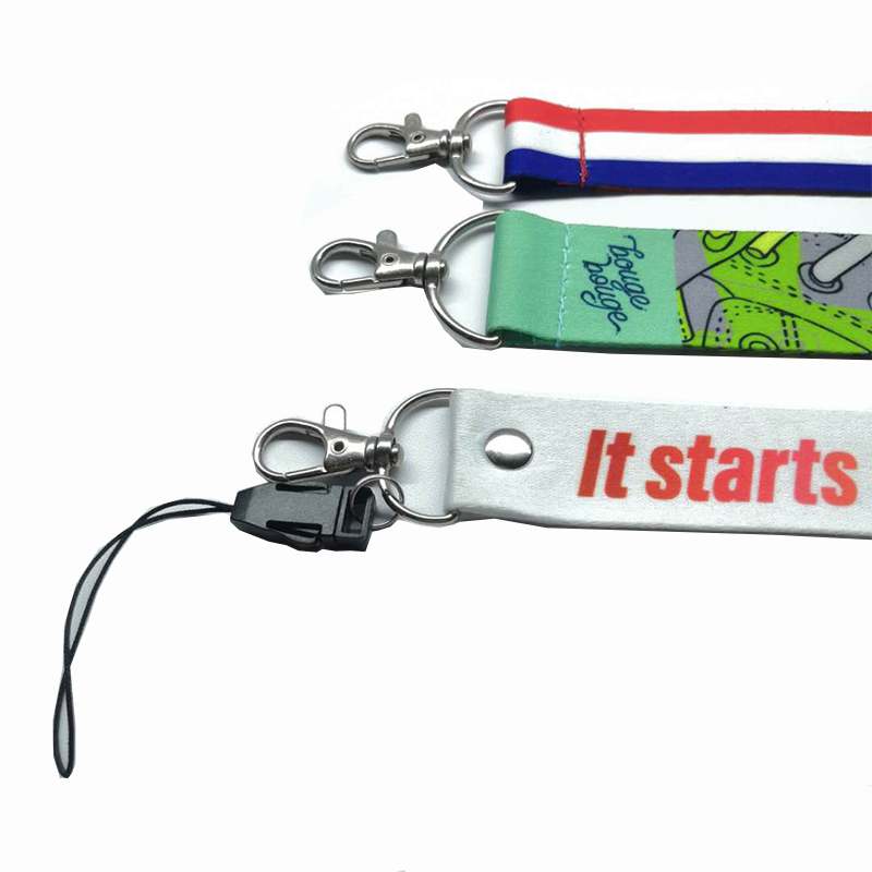 Εμπορική απευθείας πώληση προσαρμοσμένο λογότυπο κρέμας σχοινιού κρέμας ζώνης πολυεστέρα προσαρμοσμένο για την αλυσίδα χονδρι...