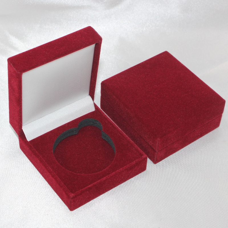 Αντικείμενο V-04 τετράγωνο PU Leather κουτί για κέρματα και σήμα, μανικετόκουμπο, συνδετήρα γραβάτα κ.λπ. mm.63*68*28, βάρη περίπου 50g