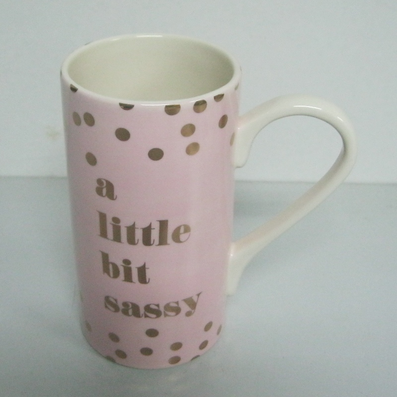 Logo Προσαρμοσμένη Χρυσή Μεταλλική Χρυσή Χρυσή Δεκαετία Προιονομική κεραμική Κούπα Καφέ