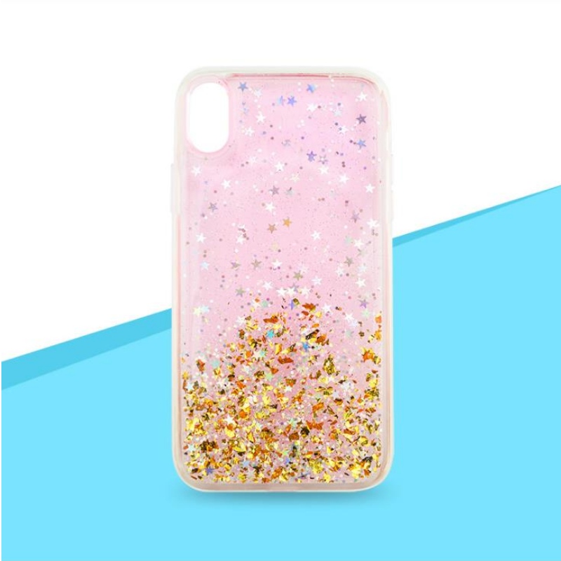 Το iPhone του εργοστασίου άμεσης λάμψης σε σκόνη χρυσού φύλλου ασημίου κατάλληλο για διαφανές πλαστικό θήκη κινητού τηλεφώνου πλήρ...