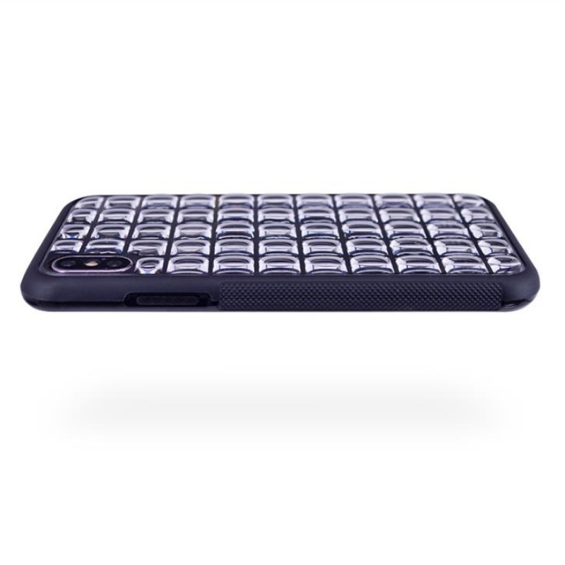 3δ Crystal Water drop mosaic lattice Nail Πολωνικά κρυστάλλινα διαυγή ζελεδάκια κέλυφος κινητού τηλεφώνου IPHONEX
