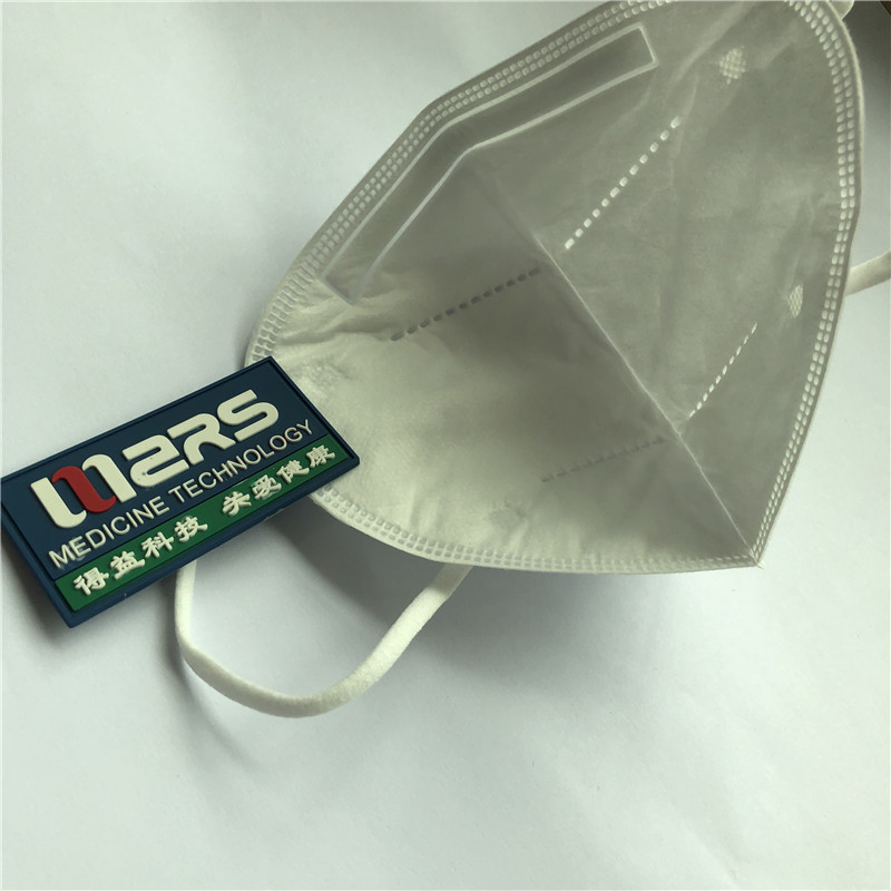 Μη υφασμένα Μάσκα Πρόσωπας για πέταμα Αυτβρόγχος N95 4 Προστασία Πλευρών