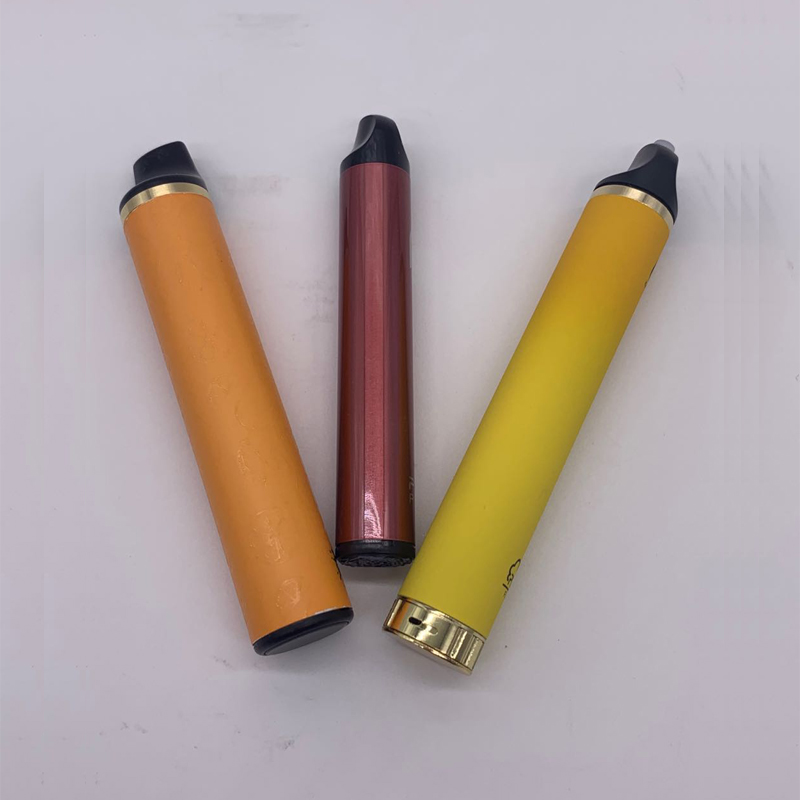 Χρωματιστό στυλό vape ecig vaper κενό μίας χρήσης λοβό με κουτί συσκευασίας