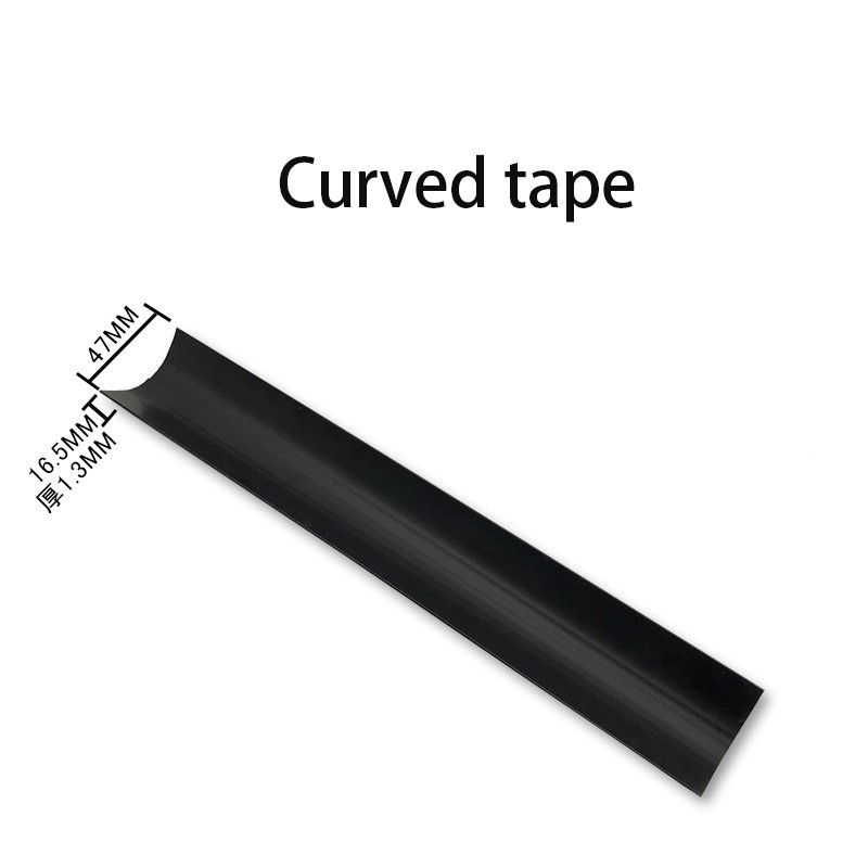 προσαρμοσμένα διατεταγμένα πλαστικά προφίλ πλαστικού καναλιού C καμπυλωτή λωρίδα από πλαστικό άκρο