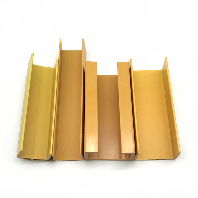 Προσαρμοσμένα Multi Various U Shapes Channel ABS UPVC PP PE PVC Plastic Extrusion Profiles για διακόσμηση προστασίας μηχανής