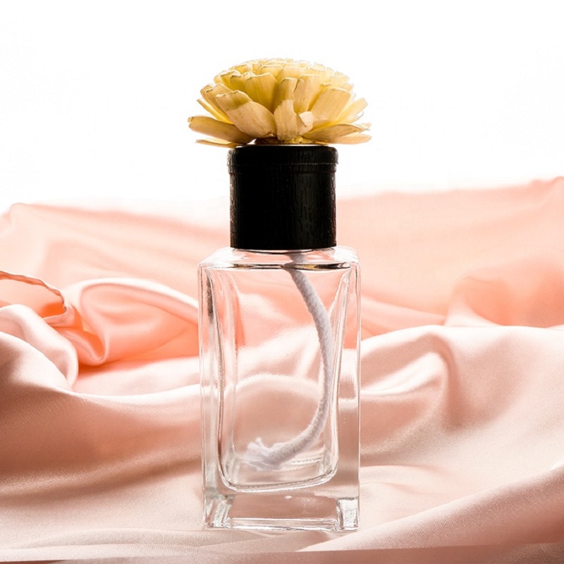 Γυάλινη φιάλη υψηλής ποιότητας Rattan Sticks Reed Diffuser για προσωπική φροντίδα