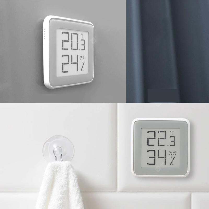 C201 Ηλεκτρονικό E-ink Screen Thermometer Hygrometer 1pc από Xiaomi youpin - White