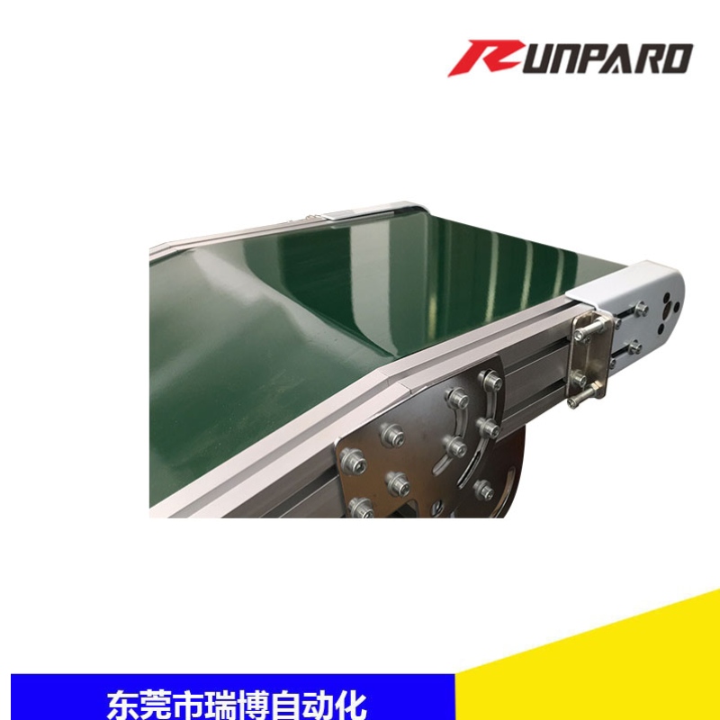 Μεταφορική γραμμή βιομηχανικής μεταφοράς πράσινης ζώνης μεταφορέας PVC για εργαστήριο