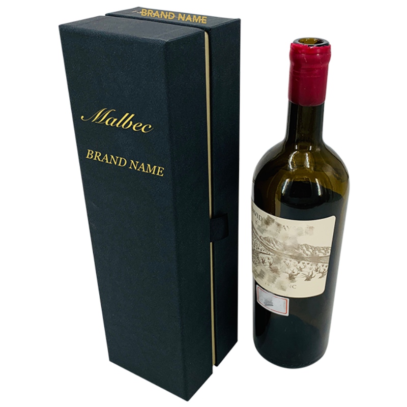 Πολυτελές κουτί συσκευασίας κρασιού με μαύρο EVA στο εσωτερικό