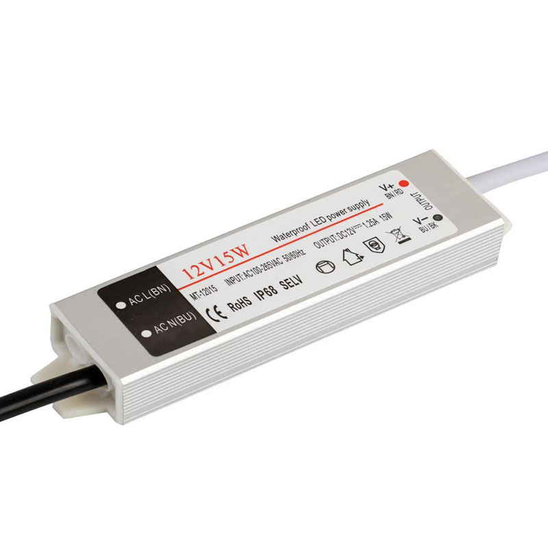 100~265VAC έως DC 15W 24V σταθερή τάση αδιάβροχη τροφοδοσία LED
