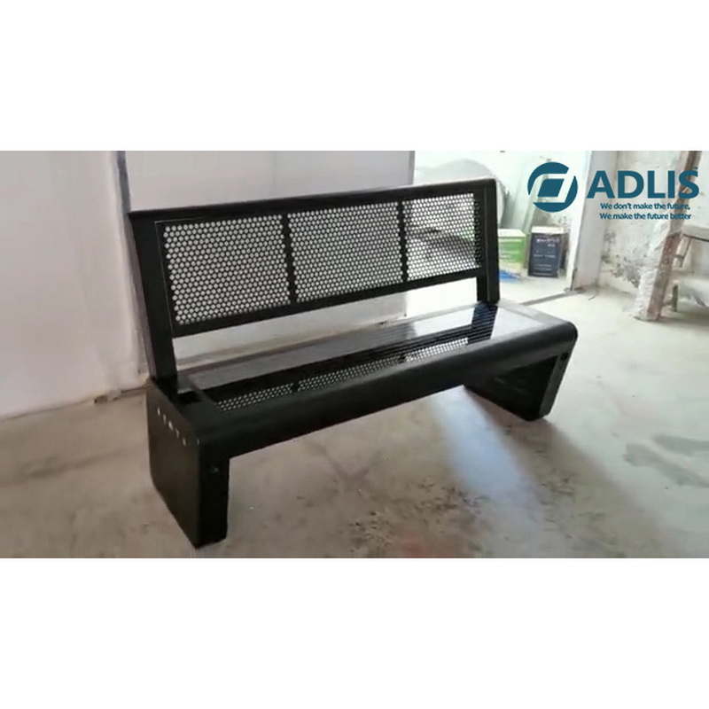 Μοναδικός σχεδιαστής υψηλής ποιότητας Urban Street Solar Bench Smart Furniture Outdoor
