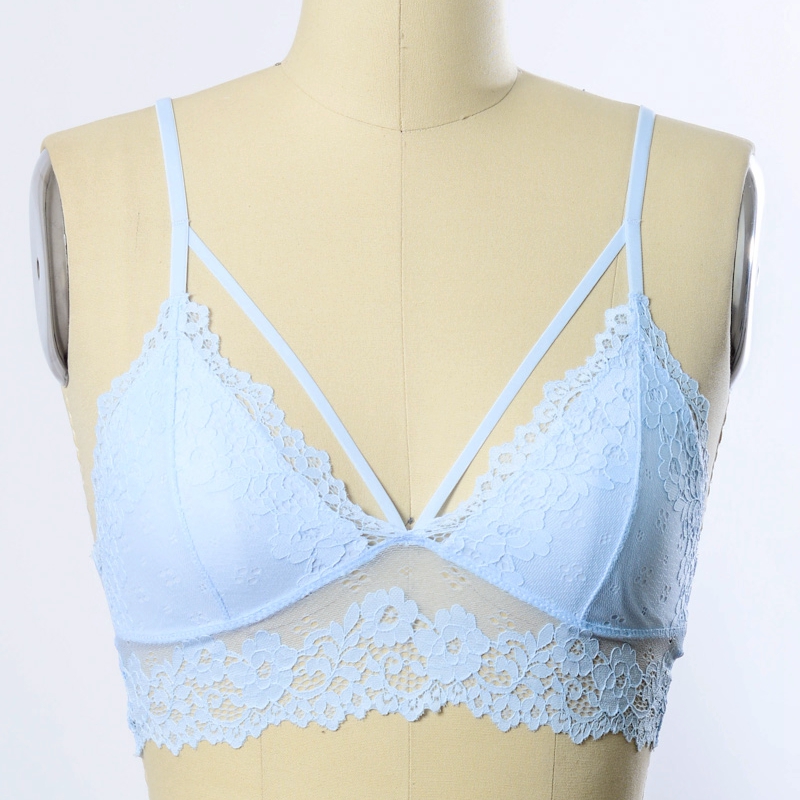 GA-5430 Grace κορίτσι Floral Lace Strappy Bralette χονδρική