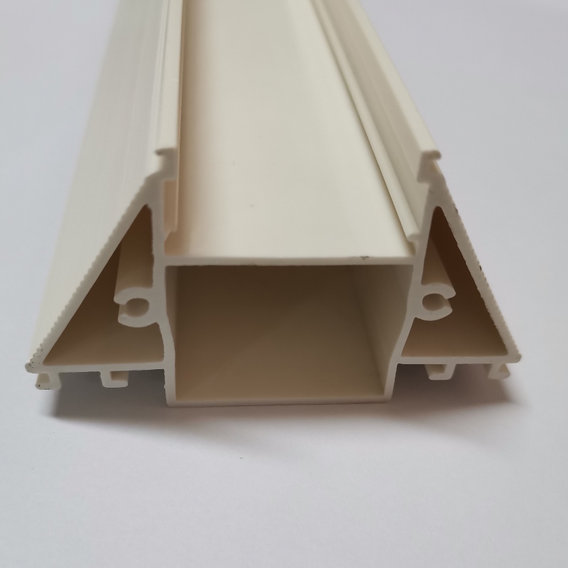 Πλαστική τομή προσαρμοσμένη σε εξώθηση από πλαστικό προφίλ pvc για φωτισμό που ολισθαίνει από κινέζο πλαστικό κατασκευαστή