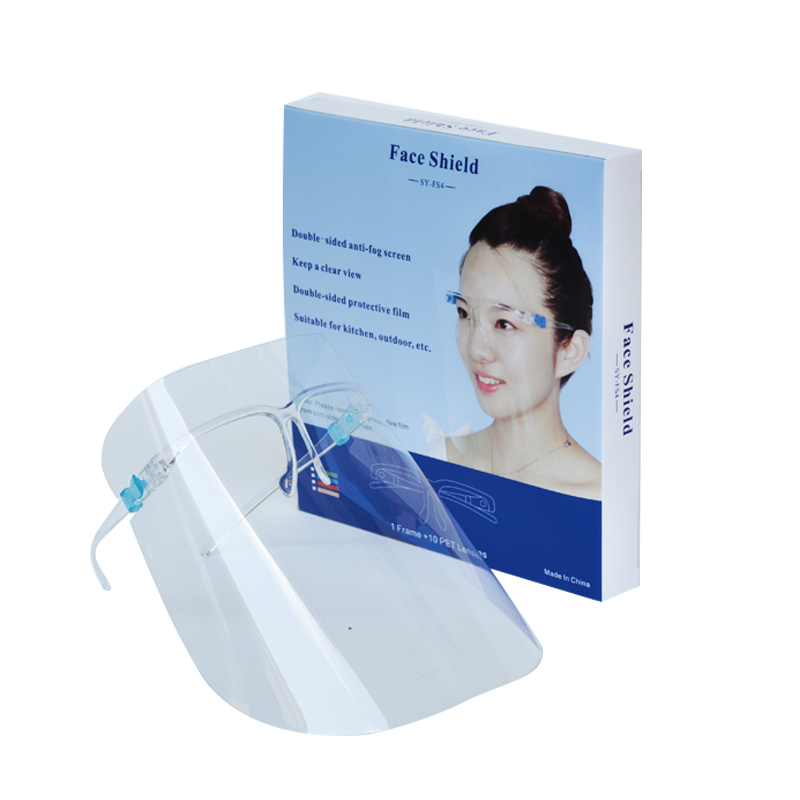 Πλαστικό διαφανές προστατευτικό Anti Splash Πλήρης προστασία προσώπου Γυαλιά προσώπου Προστατευτική ασπίδα