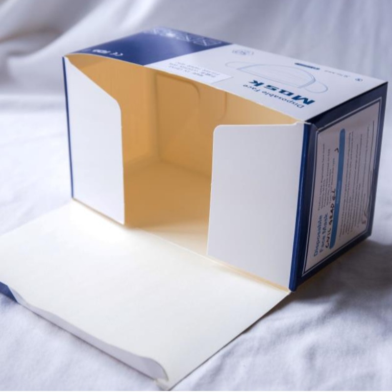 Χρώμα κουτί συσκευασίας μάσκας