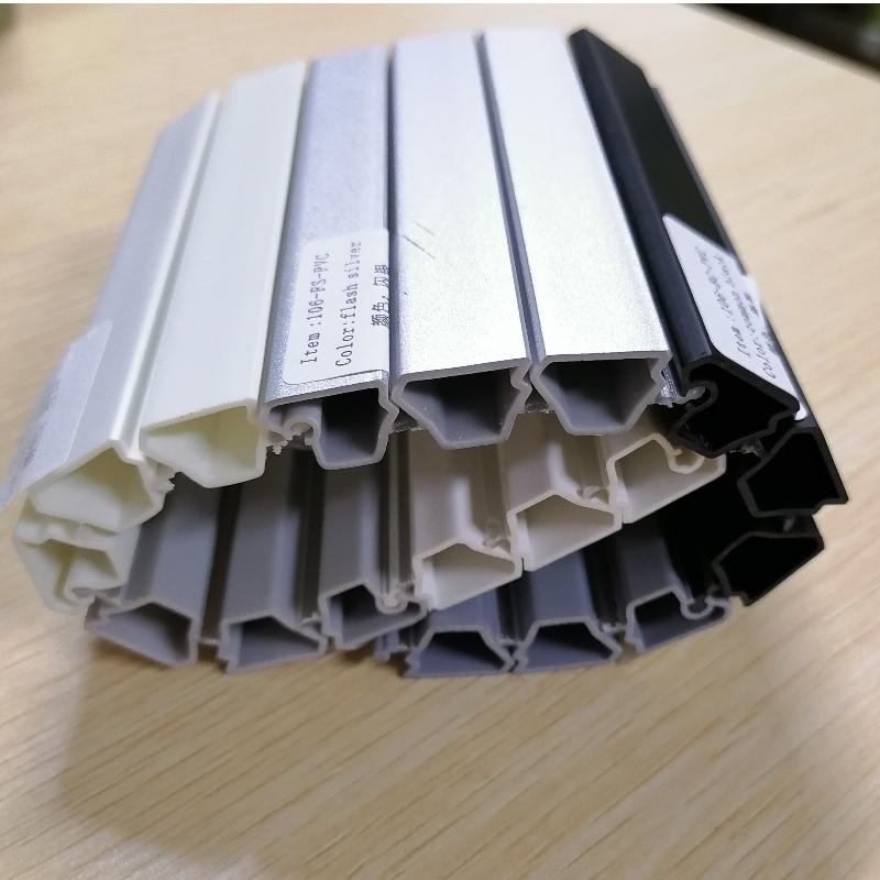 πυροπροστατευτικά ρολά PVC ρολά slat pvc κλείστρου προφίλ συν-εξωθημένο προφίλ pvc slat για πόρτα γραφείου