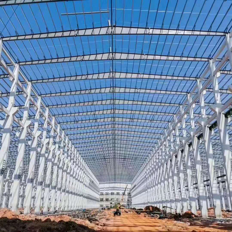 Χονδρική προσαρμοσμένη βιομηχανική χάλυβα δομή σειράς κτίριο εργαστήριο αποθήκη