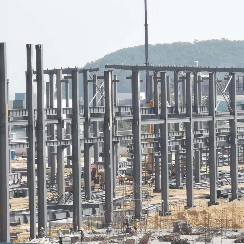 Σιδηρουργία Πλαίσιο Εμπορικό Γραφείο Κτίριο, Κατασκευές δομικών κατασκευών χαλυβουργίας με σχέδιο