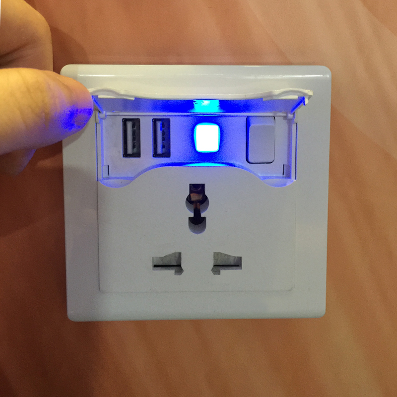SOCKET ΤΟΙΧΟΥ USB USB501