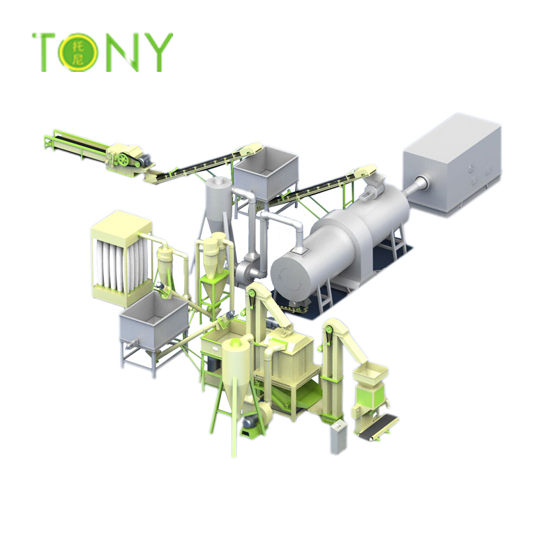 Γραμμή παραγωγής σβόλων υψηλής απόδοσης 8-10t ανά ώρα