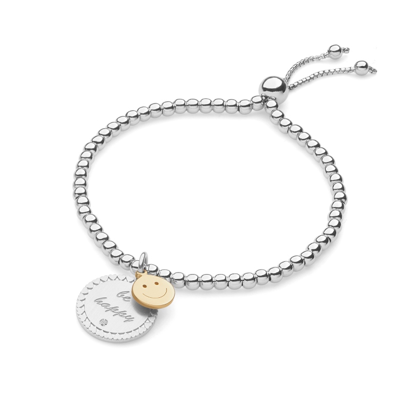 Γυναικείο ευρωπαϊκό και αμερικανικό στιλ χαριτωμένο απλό χαμογελαστό πρόσωπο από ανοξείδωτο ατσάλι κινητό βραχιόλι κινουμένων ...