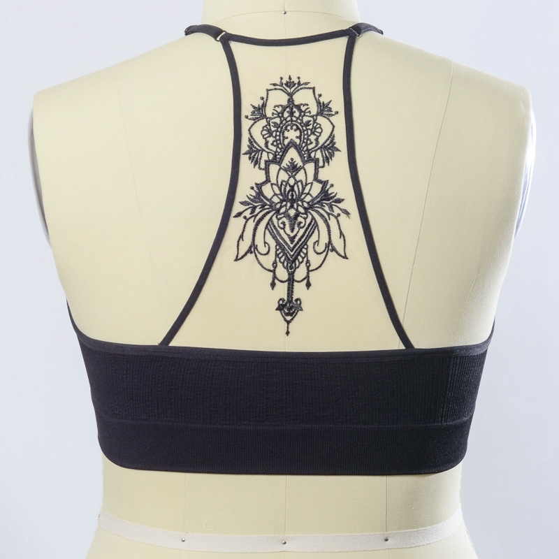 GA-5330 PLUS μέγεθος TATTOO Mesh Bralette Bralette