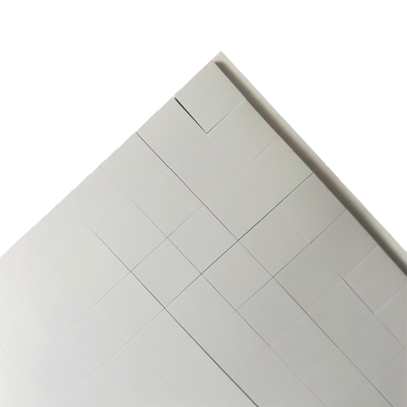 Φιλικό προς το περιβάλλον θερμικό αγώγιμο φύλλο σιλικόνης, μονό πίσω γκρίζο-λευκό ψύκτρα, απορροφητικό κραδασμό και ηχομονωτικό ...