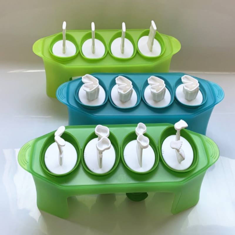 Νέο κρανίο παγωτό μοντέλο άγριου άνδρα ζόμπι μοντέλο σιλικόνης popsicle με βραχίονα DIY φορητό καλούπι παγωτού