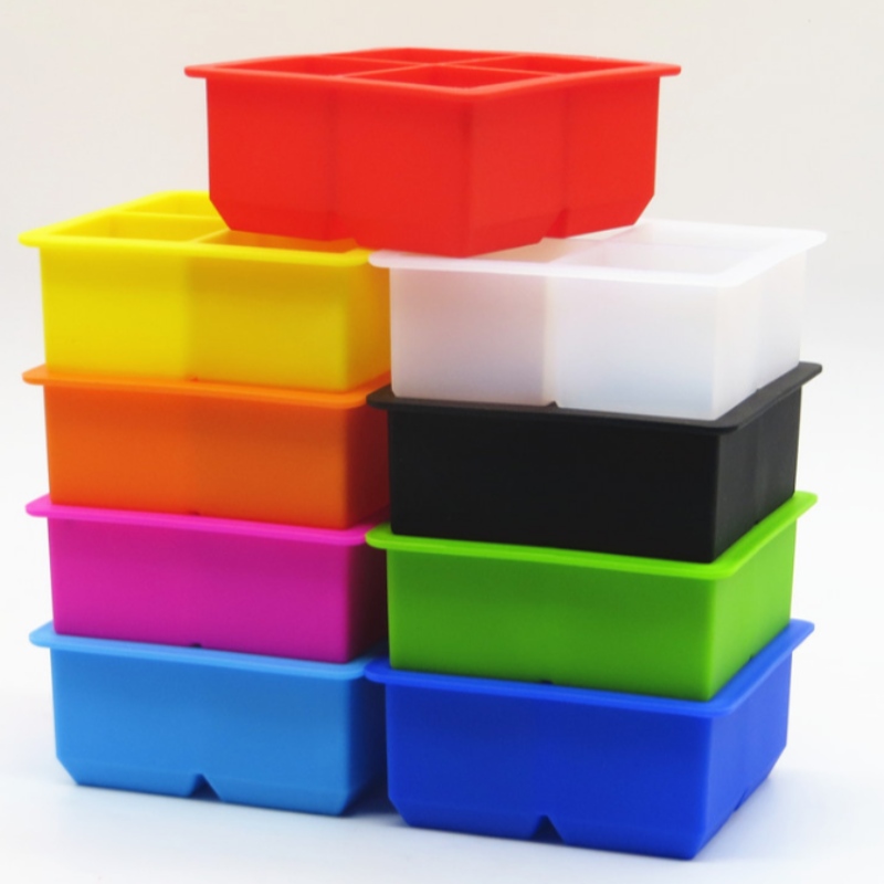 Silica gel 4 πλέγμα πλέγμα πάγου 4 συνδεδεμένο silica gel τετράγωνο καλούπι τετράγωνο κουτί αξεσουάρ τετράγωνο κουτί ουίσκι