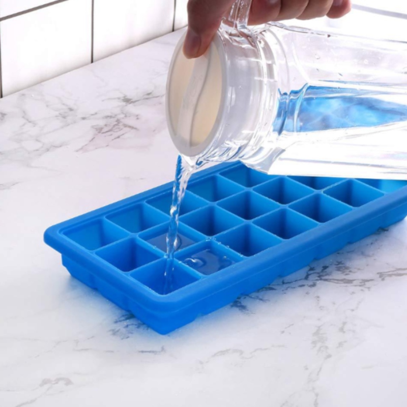 Silica gel 21 ice lattice οικιακός πάγος μπλοκ 21 θήκη με καπάκι καλύμματος, παγωμένο βοηθητικό κιβώτιο πάγου μπορεί να προσαρμοστεί με ετικέ...